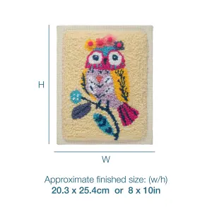 P/NEEDLE OWL - Punch Needle Kit: Owl - Trimits