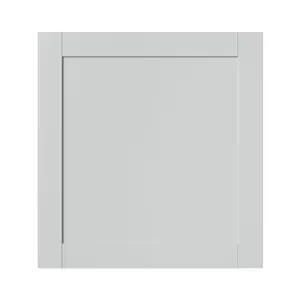 GoodHome Ashmead Matt dove grey Shaker Appliance Cabinet door (W)600mm (H)626mm (T)16mm