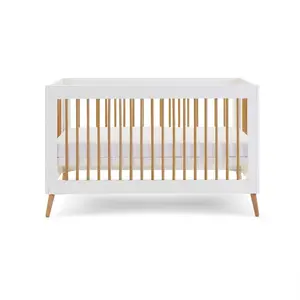 Maya Cot Bed White/Brown