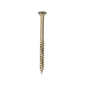 Timco - Velocity Premium Multi-Use Screws - PZ - Double Countersunk - Yellow (Size 5.0 x 70 - 1000 Pieces)