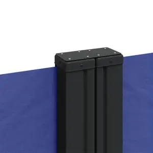 Retractable Side Awning Blue / 100" H x 1000" W