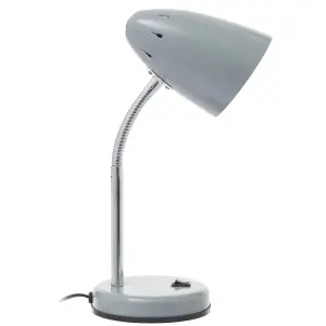 Interiors by Premier Matte Grey Desk Lamp, Adjustable Living Room Desk Lamp,  Minimalistic Desk Lamp for Reading & Writing