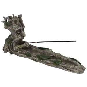 Green Man Incense Stick Holder for Aromatherapy