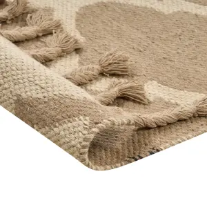 Jute Area Rug 160 x 230 cm Beige ORENCIK