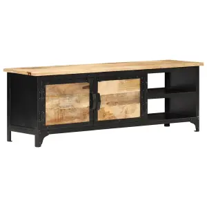 Berkfield TV Cabinet 120x30x40 cm Solid Mango Wood