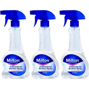 Milton Antibacterial Surface Spray (500ml) - Disinfectant Multi (Pack of 3)