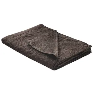 Bedspread with Cushions RAYEN 200 x 220 cm Brown