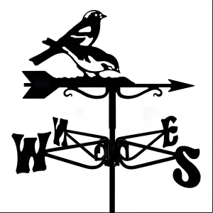 Espira 2971 Chaffinches Black Mini Weathervane