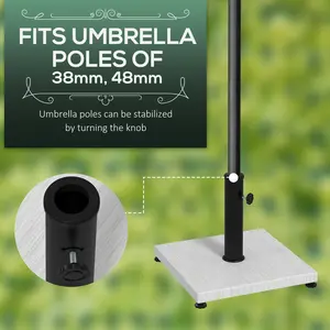 12kg Concrete Free Standing Umbrella Base