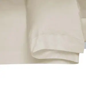 Belledorm 400 Thread Count Egyptian Cotton Oxford Duvet Cover Cream (Double)