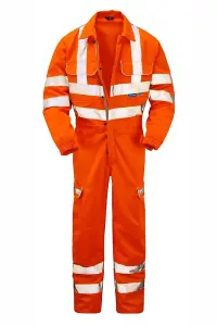 PULSAR High Visibility Rail Spec Combat Coverall - Orange - XL