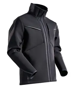 Mascot Customized Modern Fit Softshell Jacket (Black)  (Medium)