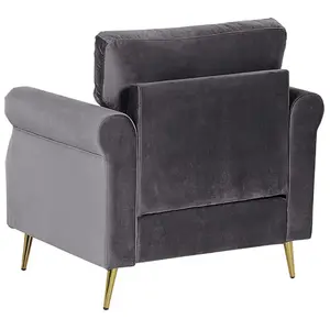 Armchair VIETAS Velvet Dark Grey