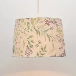 First Choice Lighting Set of 2 Voyage Floral Print 28cm Pendant or Lamp Shades