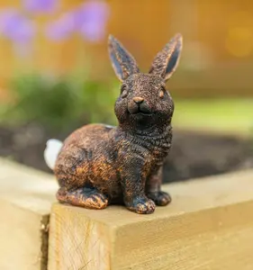 Solar Rabbit with Light Up Tail Ornament