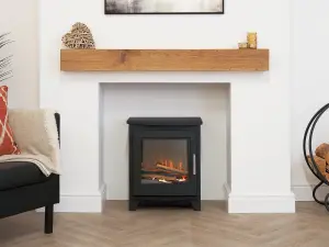 Acantha Austin Electric Stove in Black