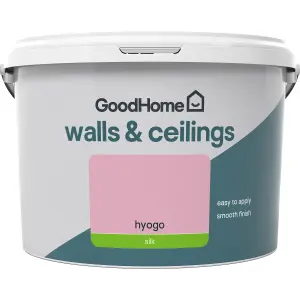 GoodHome Walls & ceilings Hyogo Silk Emulsion paint, 2.5L