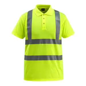 Mascot Safe Light Bowen Polo Shirt (Hi-Vis Yellow)  (XXXX Large)