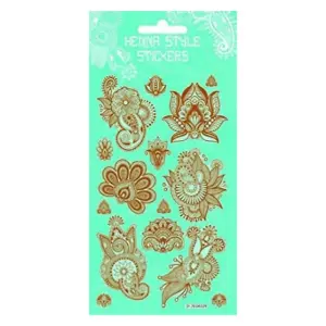 Paper Projects Henna Stickers Red (One Size)