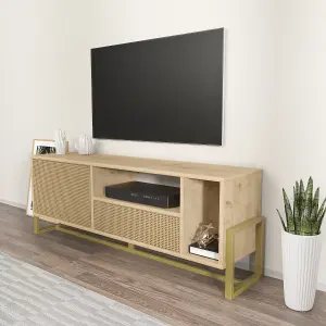 Decorotika - Utopia TV Stand TV Unit TV Cabinet with Shelves and One Cabinet