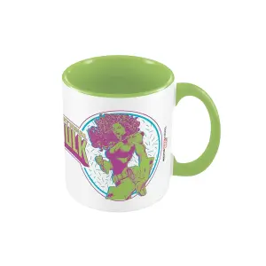 Marvel The Sensational She-Hulk Inner Two Tone Mug White/Green/Purple (One Size)