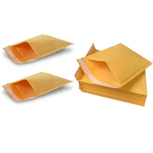 500 x Size 6 (215x320mm) Gold Padded Bubble Lined Postal Mailing Shipping Peel & Seal Closure Cushioned Envelopes