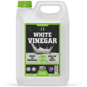 White Vinegar Cleaning 10 Litres HIGH STRENGTH 20% - All Natural Multi-Surface & Multi-Purpose Cleaner, Limescale