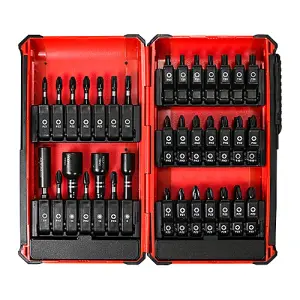 Timco - Impact Driver Bit Set - Case (Size 49pcs - 49 Pieces)