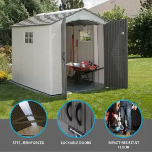 Lifetime 7 Ft. x 9.5 Ft. Outdoor Storage Shed