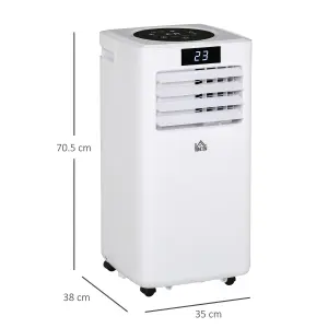 HOMCOM 10000 BTU Air Conditioner Portable AC Unit with Remote, for Bedroom