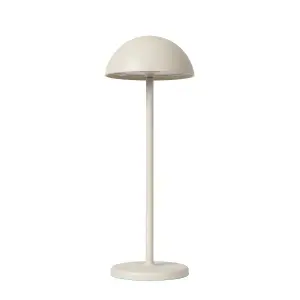 Lucide Joy Retro Table Lamp Outdoor 12cm - LED Dim. - 1x1,5W 3000K - IP54 - White