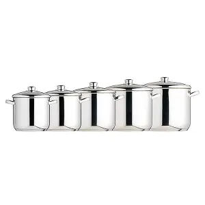 MasterClass Stainless Steel Stockpot, 11 L