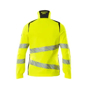 Mascot Accelerate Safe Ladies Fit Ultimate Stretch Work Jacket (Hi-Vis Yellow/Dark Navy)  (XXXXX Large)