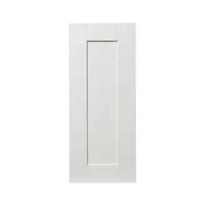 GoodHome Alpinia Matt ivory wood effect Shaker Highline Cabinet door (W)300mm (H)715mm (T)18mm