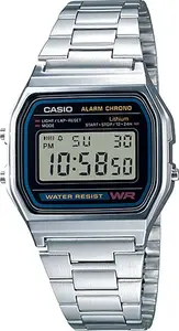 Casio Men's Digital Watch With Stainless Steel Bracelet