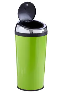 Maison by Premier Miller Touch Top Lime Green 30Ltr Bin