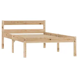 Berkfield Bed Frame Solid Pine Wood 90x200 cm