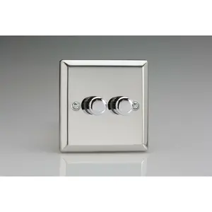 Wall Mounted Dimmer Mirror Chrome