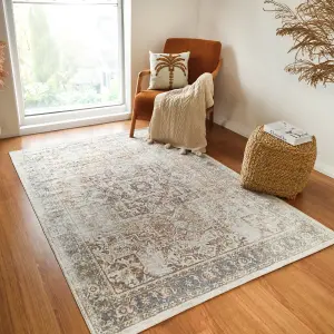 ALORA Machine Washable Vintage Area Rug 160 x 213 cm