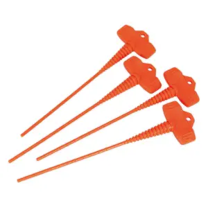 Sealey Applicator Nozzle Stopper Pack of 4