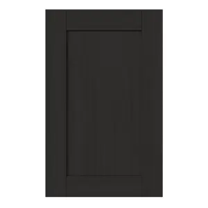 GoodHome Verbena Matt charcoal Shaker Highline Cabinet door (W)450mm (H)715mm (T)20mm