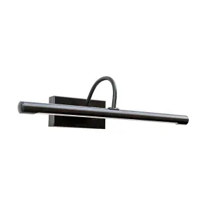 ValueLights Alana Integrated LED Picture Wall Light IP44 Bathroom - Matt Black