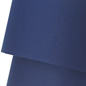 Modern Midnight Blue Cotton Double Tier Ceiling Shade with Shiny Copper Inner