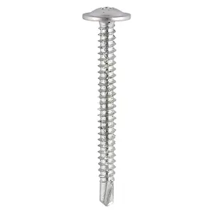 TIMCO Baypole Screws Wafer Flange PH Self-Drilling Point Zinc - 4.8 x 100