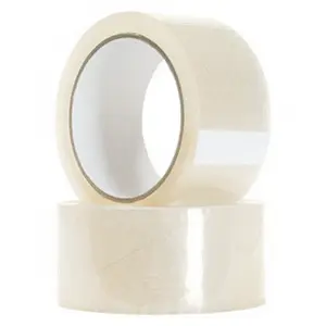 12 Rolls 50mm x 66m Clear Acrylic Super Sticky Packaging Tape for Sealing Parcels & Boxes