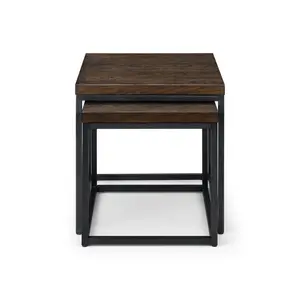 Perrott 2 Piece Nest of Tables Dark Oak