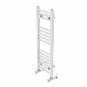 Rinse Straight Bathroom Heated Towel Rail Ladder Radiator White 800x300mm