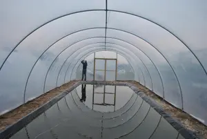 18ft x 60ft Large Commercial Heavy Duty Polytunnel Kit - Professional Greenhouse