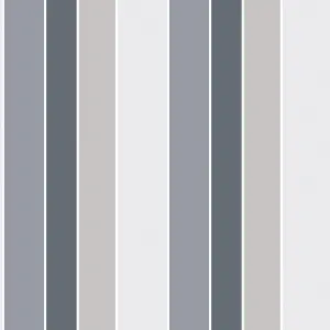 Galerie Nordic Elements Grey Multi Stripe Design Wallpaper Roll