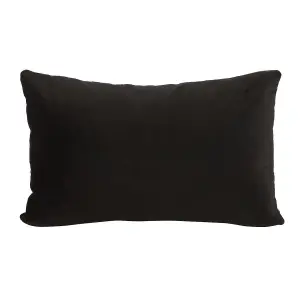 Something Different Dark Forest Rectangular Filled Cushion Black/Multicoloured (40cm x 24cm)